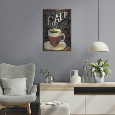 «Luxe Metal Art 'Today's Coffee I» par Lisa Audit »par Lisa Audit