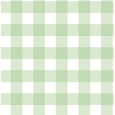 Papier peint vichy vert clair Patrice