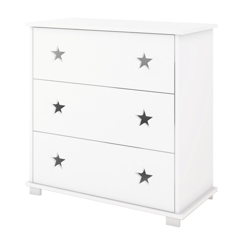 Kaplan Kids 3 - Drawer Chest, White