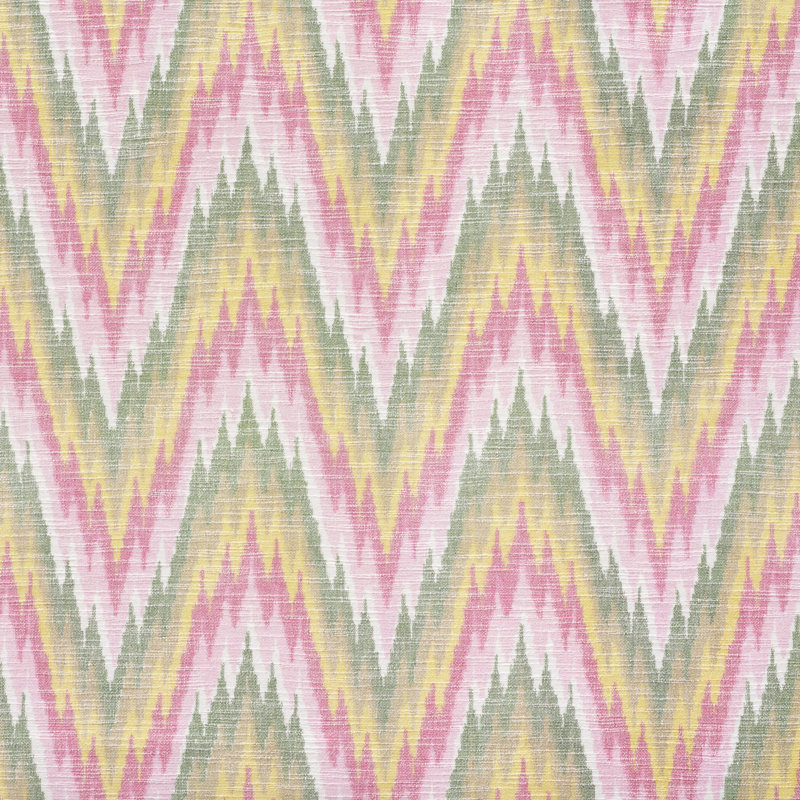 Ibiza Flamestitch Fabric, Spring