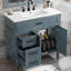 Meuble-lavabo noir avec tiroirs 36 po-1988560715