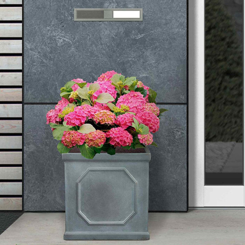 Handmade Planter Box, 30cm H x 30cm W x 30cm D, Grey