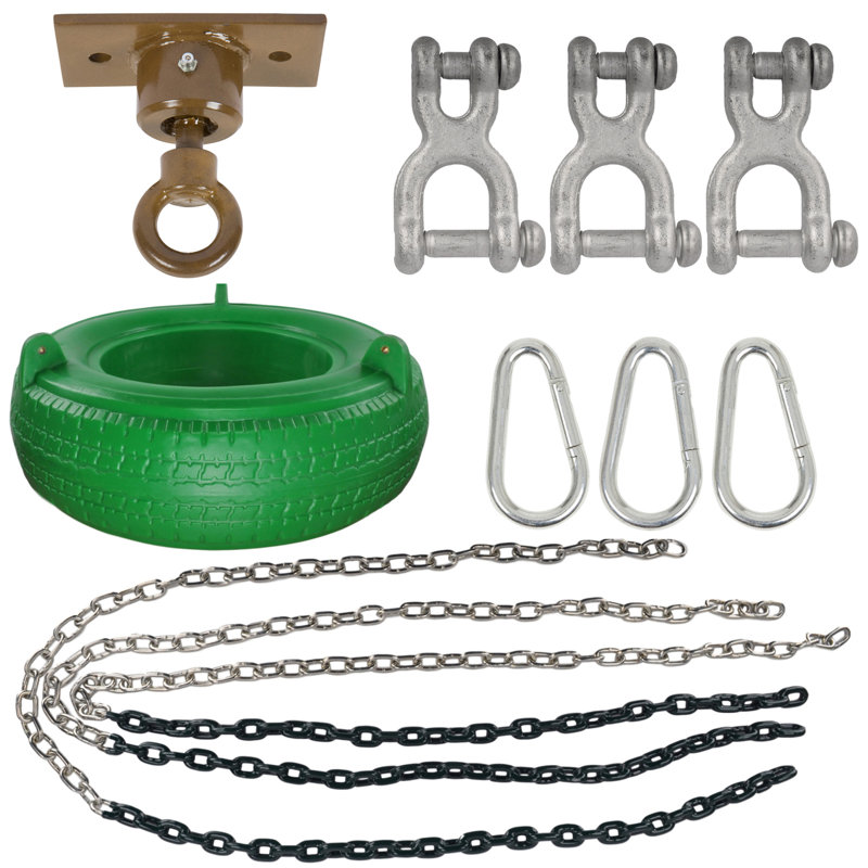 Ensemble complet de pneus avec pivot léger, Vert