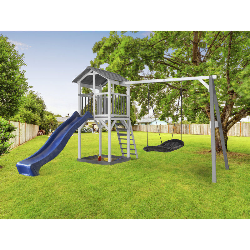 AXI Swing Set with Swing(s) , 1 Slide(s), Blue