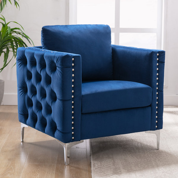 House of Hampton® Javaeh Velvet Armchair - Wayfair Canada