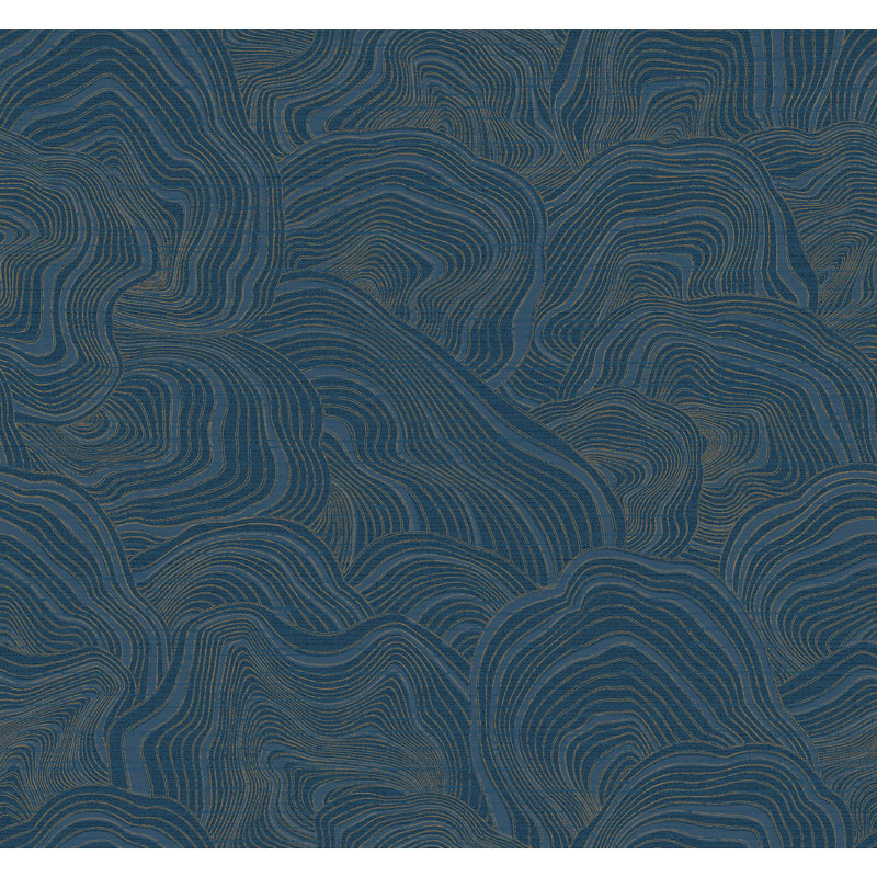Papier peint Nessa, Bleu marine