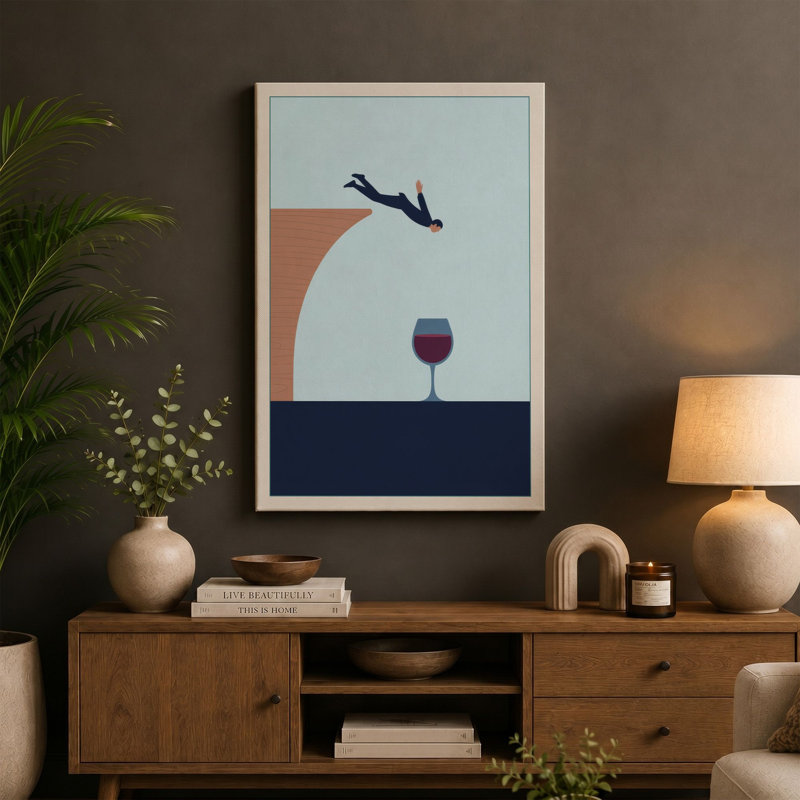 Print, 18x12 - 45.7 x 30.5 cm, Terracotta Border