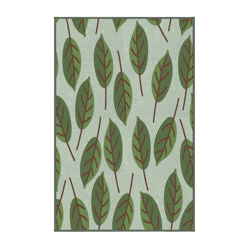 Tapis floral vert / vert clair, Rectangle 8 pi x 10 pi