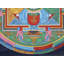 Mandala symbolique Newari Panch Buddha (Brocadeless Thangka)