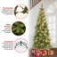The Holiday Aisle® Charleston Pine Slim Tree with Clear Lights-928665708