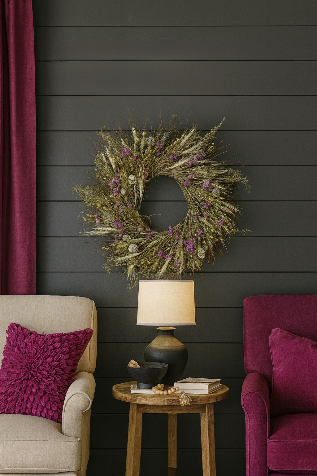 22" Handcrafted Twig Wreath