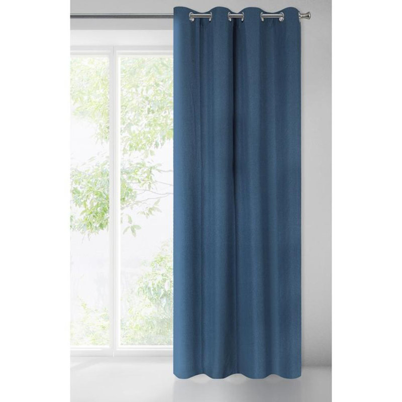 Blackout Curtain Single Panel, Navy Blue