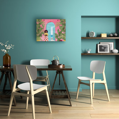 Maja Tomljanovic  Cartagena Life Wood Slat Art