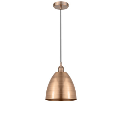Luminaire suspendu conique à 1 lumière