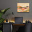  «California Bloom» par Silvia Vassileva, art mural en verre acrylique, 16 po x 12 po