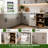Basicwise Hanging Paper Towel Holder Over-the-Cabinet Door Organizer Rack Space-Saving Kitchen and Under-Sink Storage Solution for Standard Rolls with Easy Access for Home Office and Everyday Use