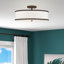 Berthine Fabric Semi Flush Mount-1097873370-1097873368-1162669563