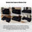 Modular U-Shaped Sectional Sofa With Deep Seats