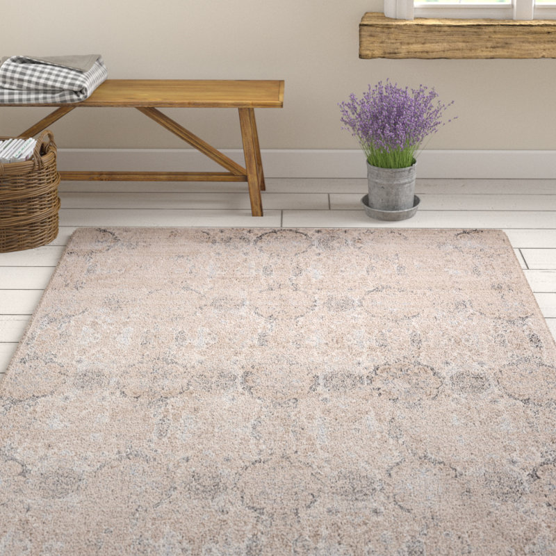 Tapis taupe / brun foncé Rummond, Rectangle 10 pi 8 po x 14 pi 1 po