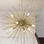 Lustre spoutnik 9 lumières 28 "doré