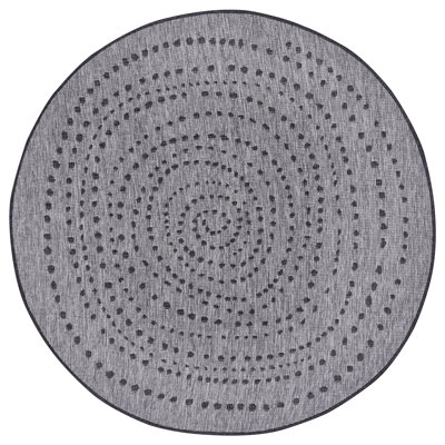 Bali Flatweave Black/White Rug