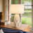 Layered Leaf Ceramic Table Lamp