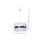 Deron 1 - Light Black/White Drum Pendant