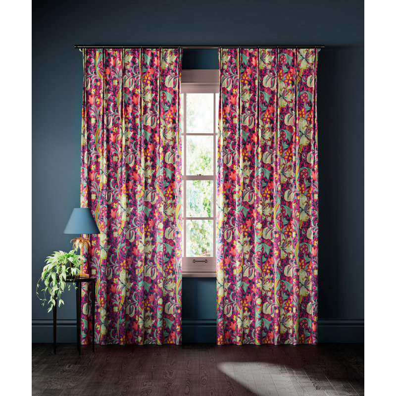 Golden Lily Fabric, Serotonin Pink