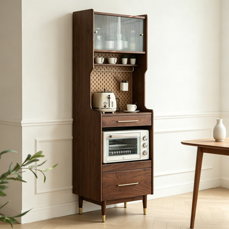 Multi Functional Perforated Accent Cabinet