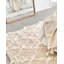 Tapis crème en laine tissé à la main Simrika-74429614