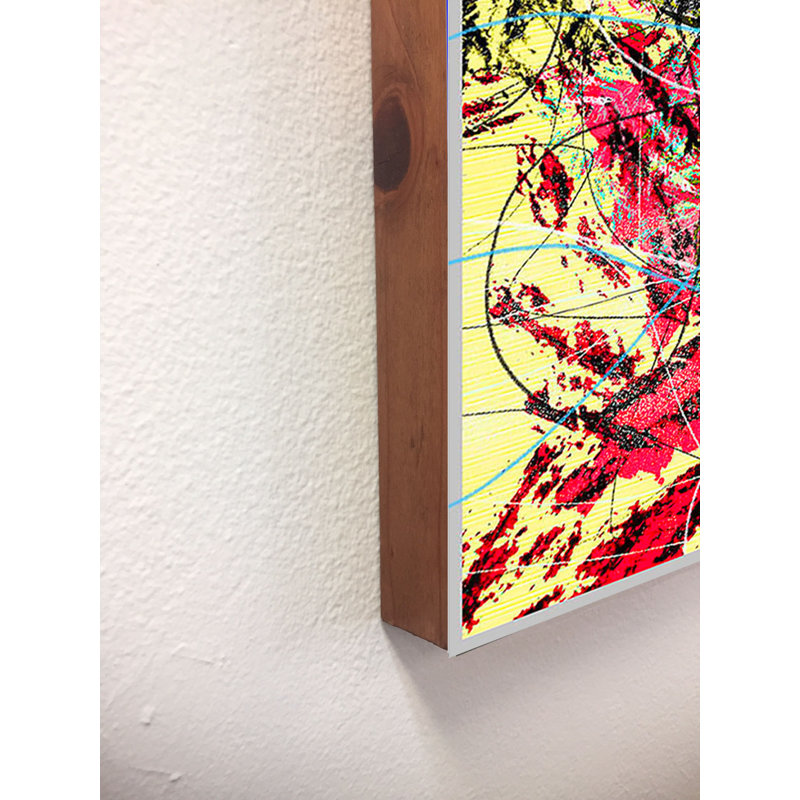 Black, Red, Yellow #1 Print by Kent Wilcoxson Jordan