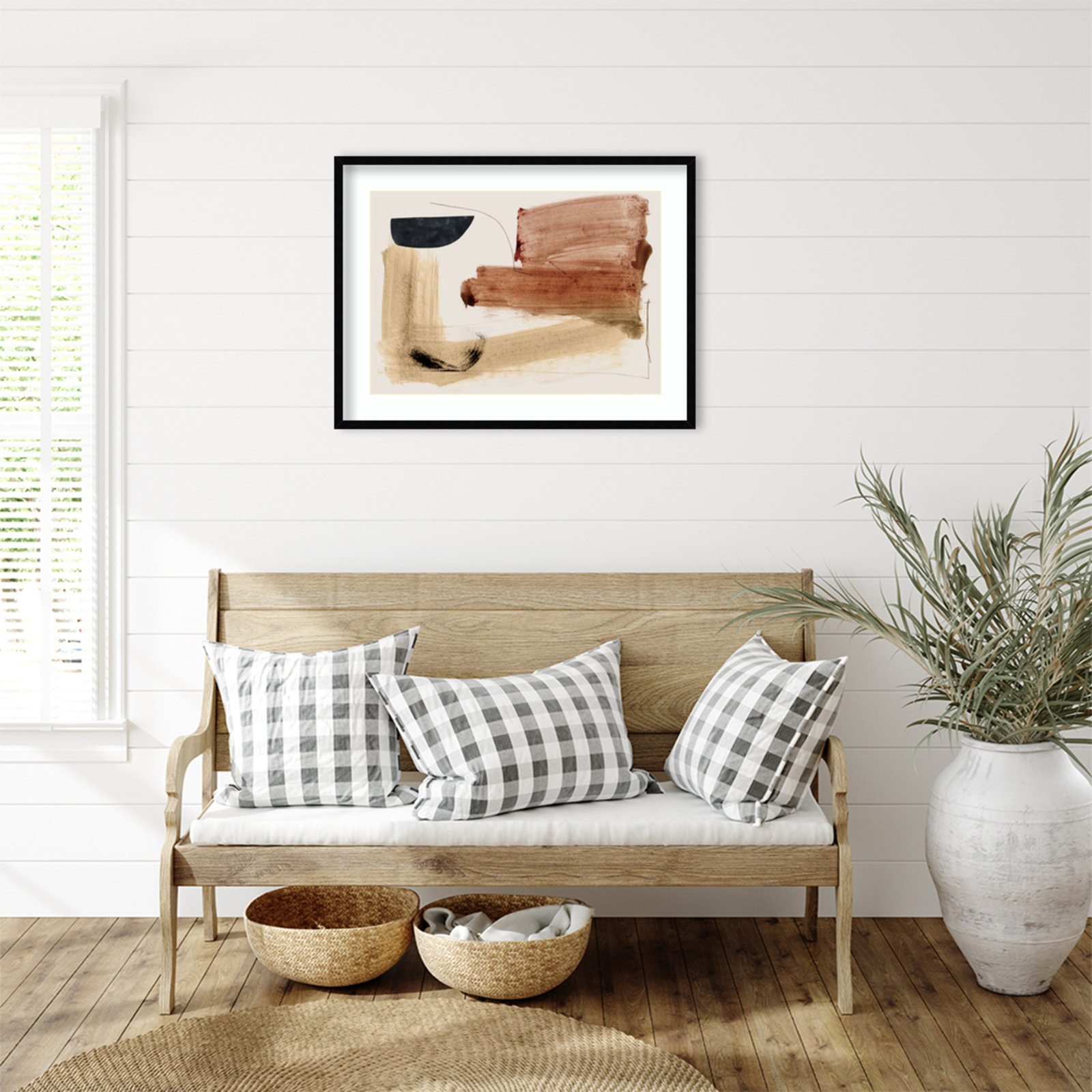 Cleve "Cooking" Print by Dan Hobday, Black, 25" H x 33" W