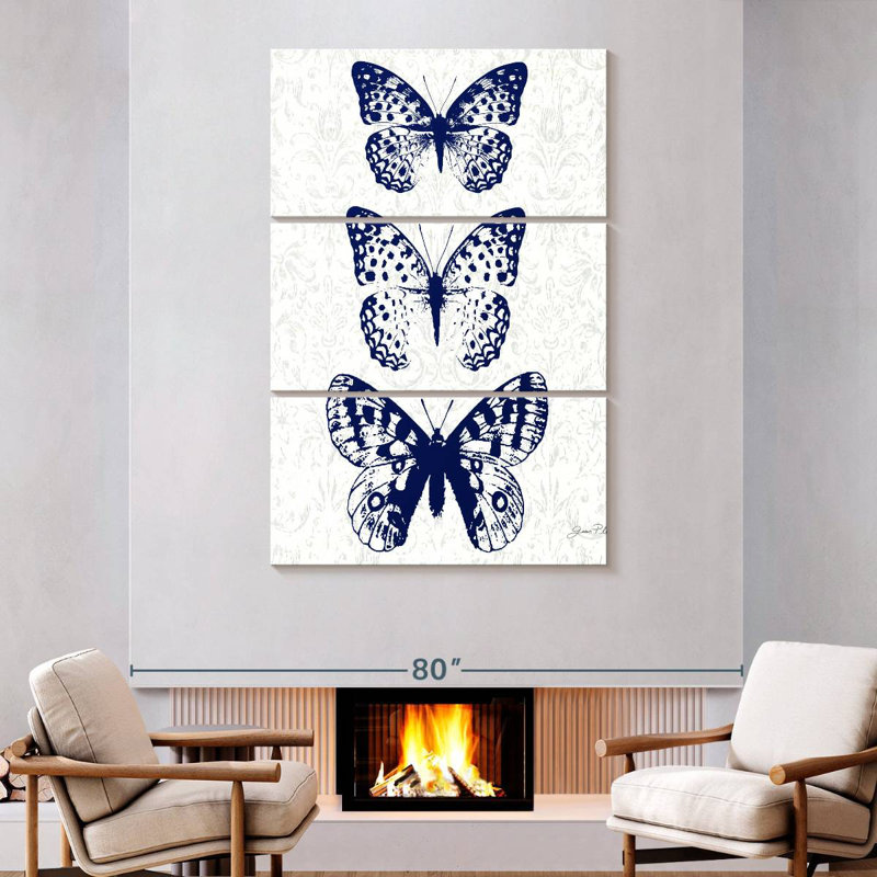 Brampt Indigo Butterfly Study
