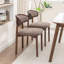 Chaise d'appoint rembourrée en bois massif-703115064