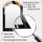 Gold and Black Mystic MÚlange II - Abstract Shapes Asymmetrical Decorative Mirror, Modern Arch Wall Mirror, Printed Metal Art-1873403924