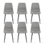 6 Pieces Upholstered Dining Chairs