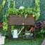 Lit de jardin surélevé, jardinière surélevée avec aspect osier en rotin pour les herbes, les légumes et les fleurs-330964053