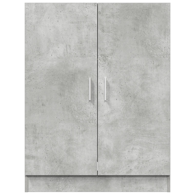 Menik Linen Cabinet, Concrete Grey