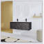 Meuble-lavabo mural flottant 48 po et porte d'armoire à fermeture en douceur