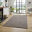 Bali area rug Machine Woven Rectangle Grey-93557203