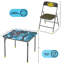Ensemble de table carrée et 2 chaises pliantes Batman, pour enfants de 3 ans et plus