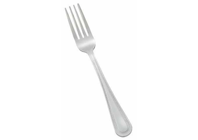 Dots Stainless-Steel Dinner Fork, Heavyweight, 8.5" (12 Pack)