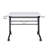 Rolling Writing Desk with Height Adjustable Desktop and Moveable Shelf-42198064