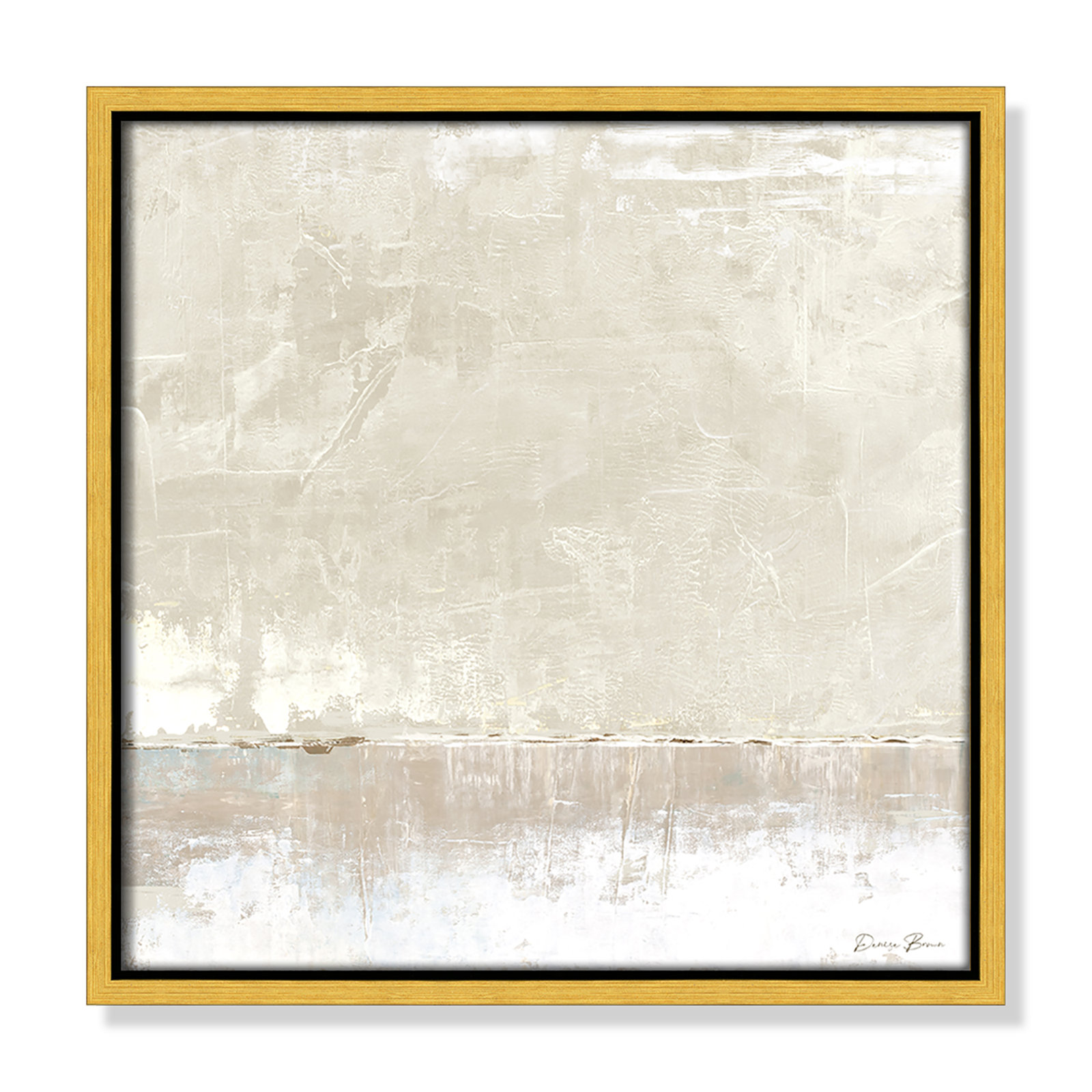 Delevan "Better Days" Print, 13.5" H x 13.5" W, Gold