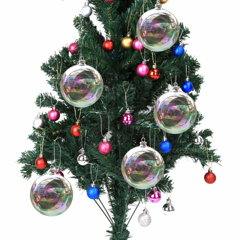 8cm Glass Bauble