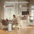 Office Furniture Set: Bookshelf + Standing L-Shaped Desk + Filing Cabinet, One-Stop Solution for an Elegant Office Space