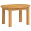 Forelli 91.5 cm Extendable Oak Oval Wood Top Dining Table with Wood Base