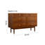 Commode d'appoint en bois massif