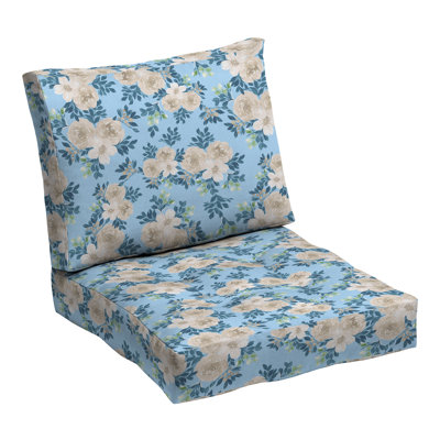 ARDEN x Alexandra Kay Plush Modern Tufted Polyfill Deep Seat Cushion Set, 24 x 24