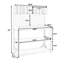 65" Rustic Wooden Outdoor Potting Table, 4 Shelves And Side Hook, Natural For Garden Use Wood Desk With Storage-2127260255